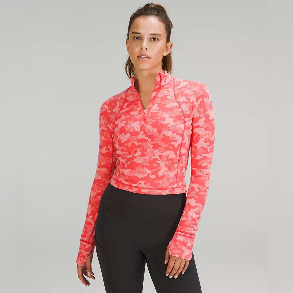 NWT Lululemon It's Rulu Run Cropped Half Zip